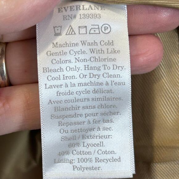 Everlane The 80's Blazer Ash Brown 3 Button Front Long Sleeve Women's 8 NWT - Picture 10 of 12